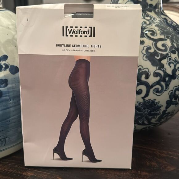 NWT Wolford Geometric Tights - Picture 2 of 7